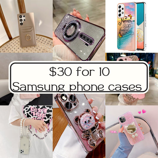 Limited Supplies Random 10 Samsung Phone Cases only for $30